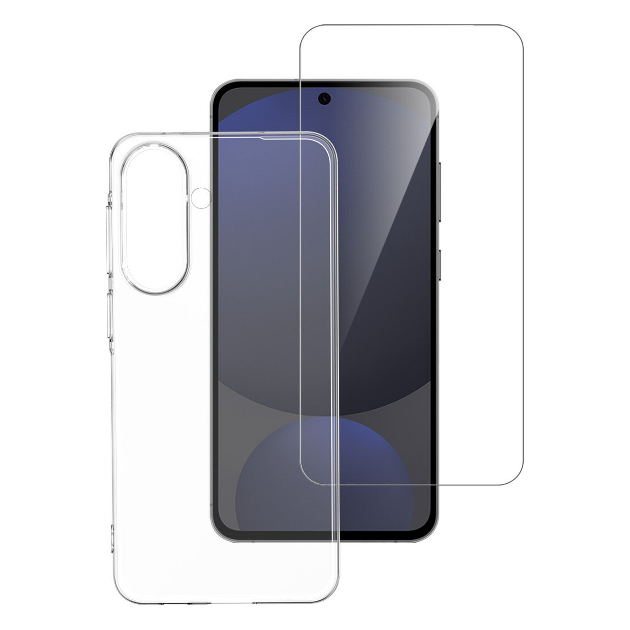 Aksesorë për telefon 4smarts 541753 / Case / Tempered Glass + Polikarbonat / Samsung Galaxy A57 5G - Transparente