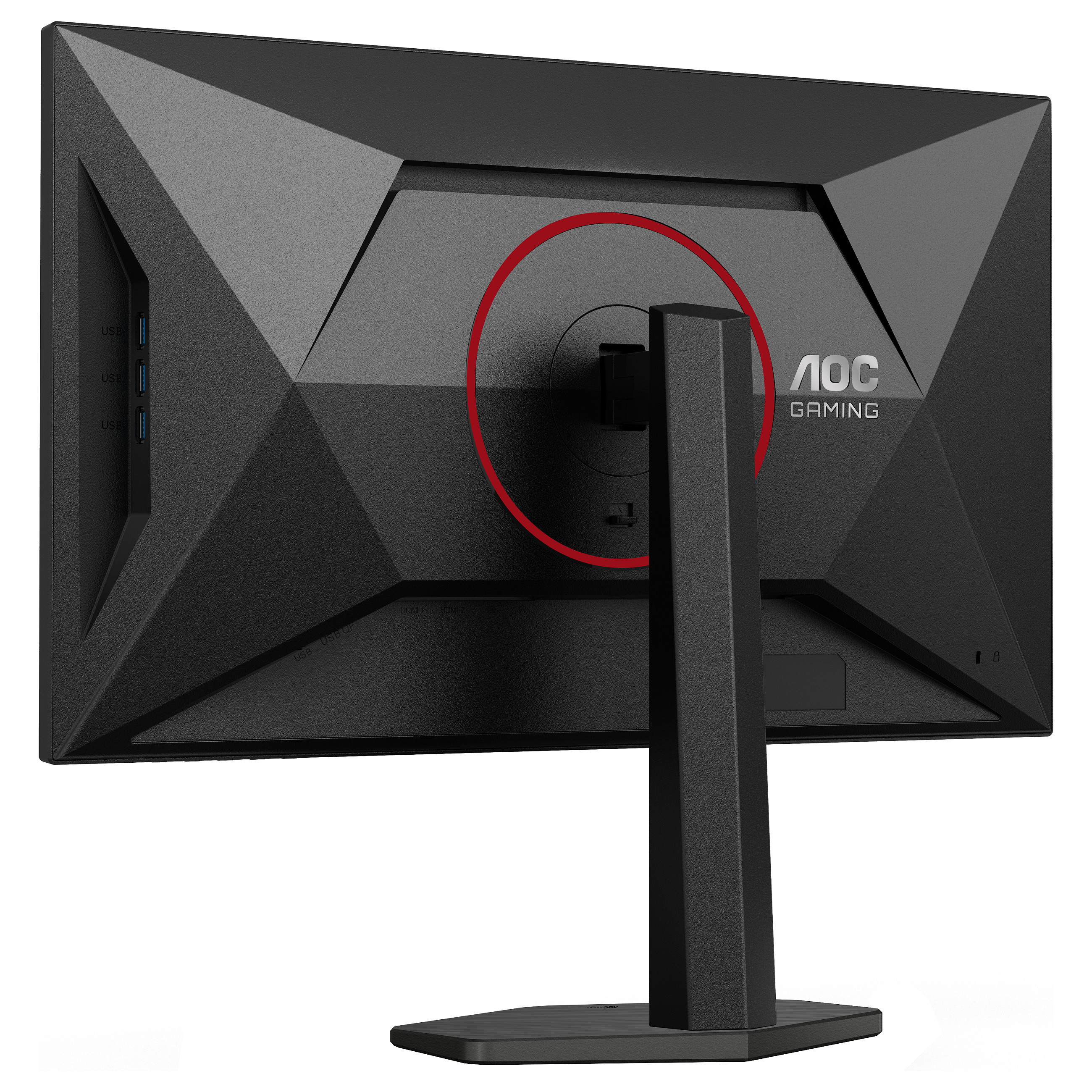 Monitor Gaming AOC Q27G4SRU / 27" / Quad HD Fast IPS / LED / 320 Hz / 0.3 ms / HDMI+USB+DP+HDCP - Zezë/Kuqe - 10