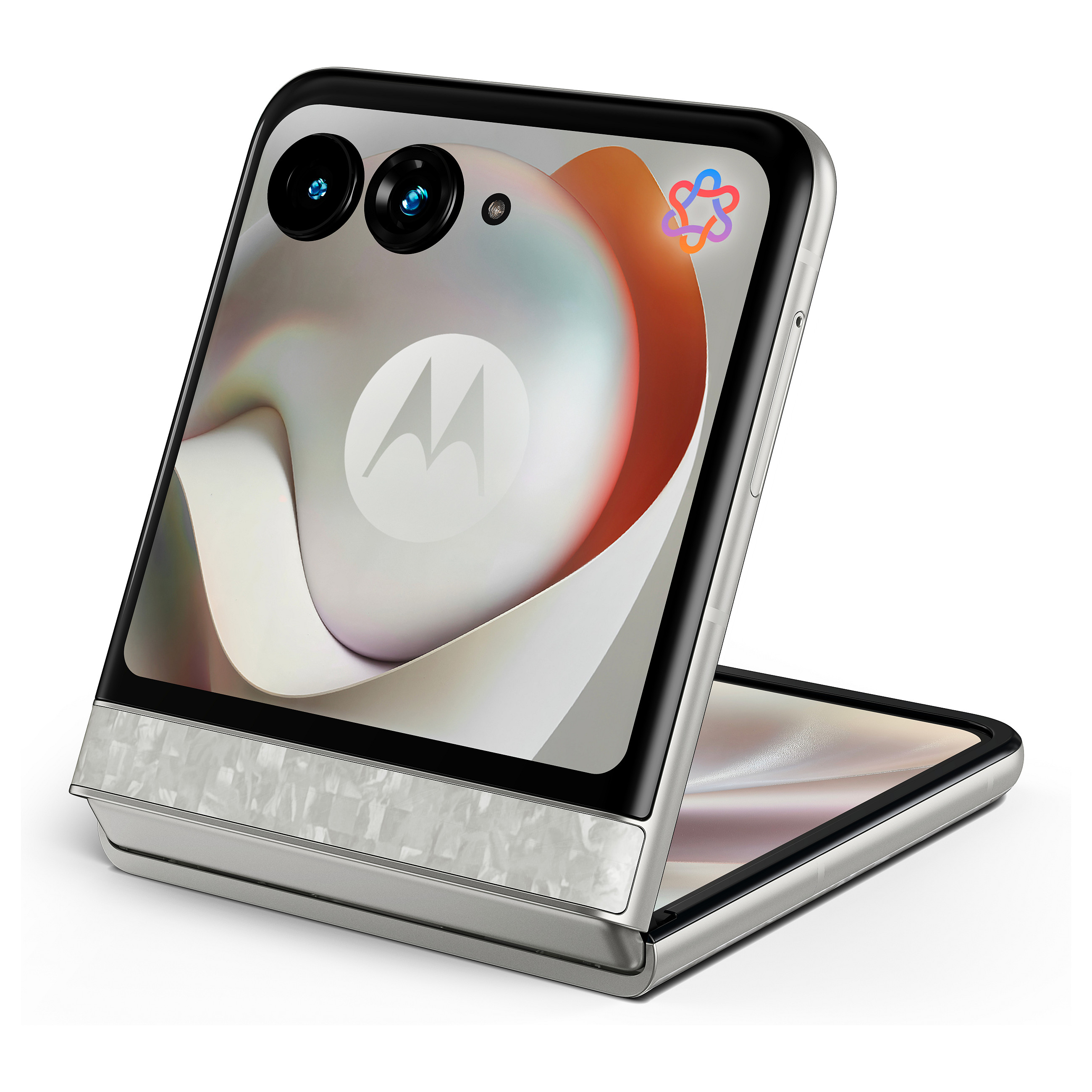 Telefon Motorola Razr 70 5G / 8GB / 256GB / Dual SIM - Bardhë - 14