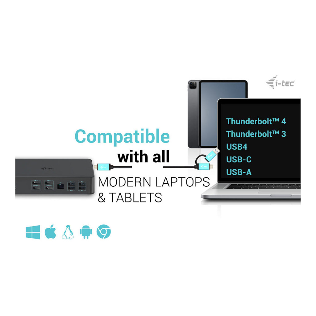 Docking Station I-TEC USB-C Thunderbolt 3 Dual 4K – Zezë - 7