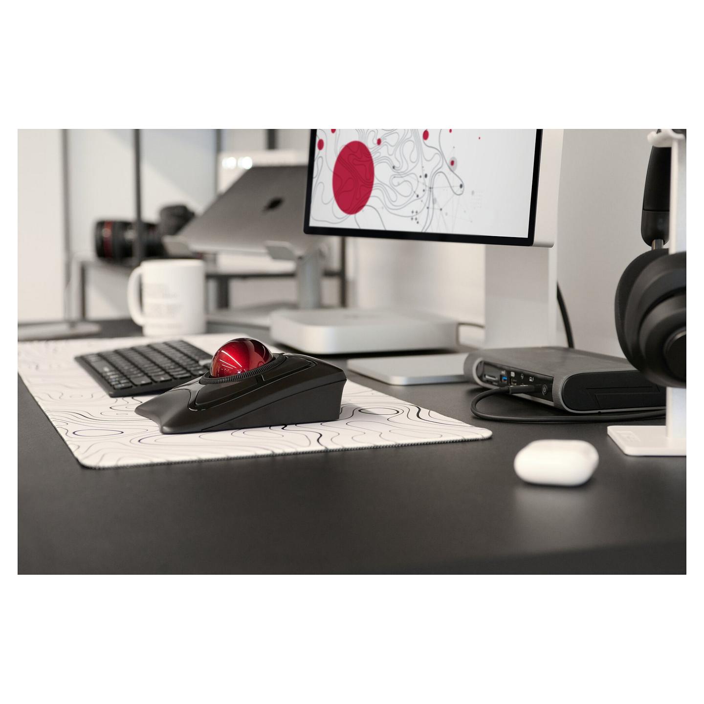Maus pa kabllo Kensington Expert Mouse Wireless Trackball K72359WW, 400 DPI, 4 Butona, Bluetooth / RF Wireless, Scroll Ring - Zezë - 34