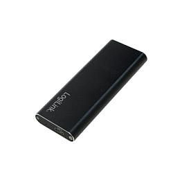 Këllëf për Disqe LogiLink UA0314, M.2 SATA SSD, USB-C 3.2 Gen 2, 10 Gbit/s – Zezë - 2