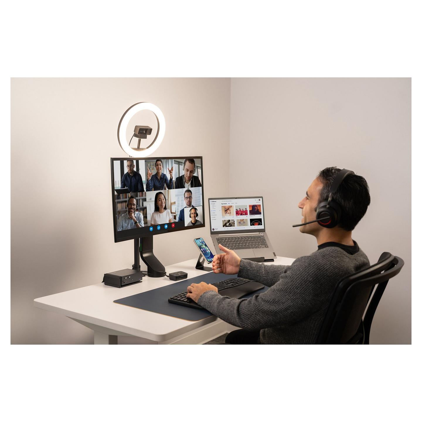 Kufje pa kabllo Kensington H3000 / Bluetooth 5.2 / Over-Ear / 40mm / Mikrofon / Noise Cancelling - Zezë - 22
