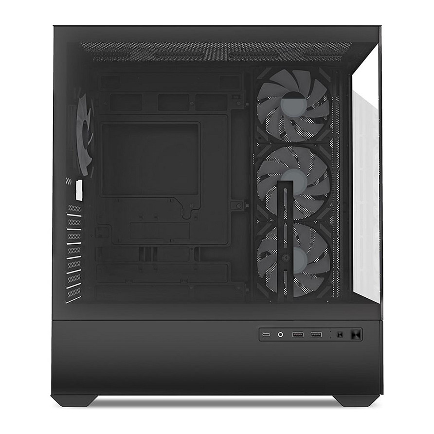 Kasë Sharkoon AK6 RGB ATX 1xGlass - Zezë - 4