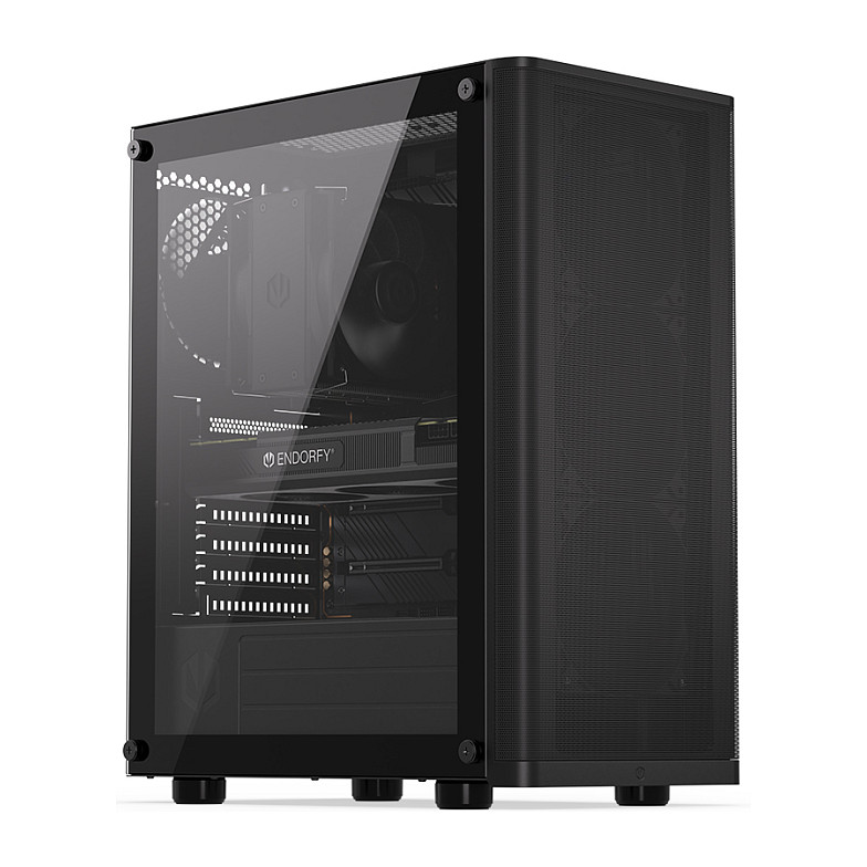 Kasë PC ENDORFY Ventum 200 Air / Tower / 4x 120mm Fan / Radiator 360mm / SSD 2.5" / HDD 2.5"/3.5" - Zezë - 2