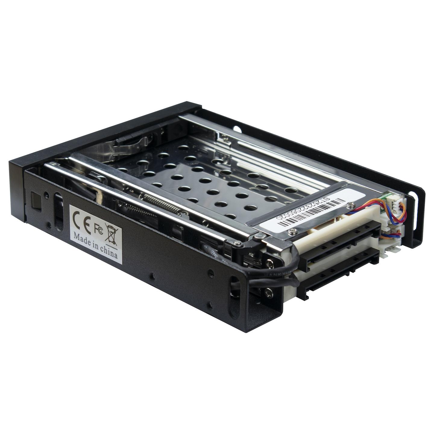 Këllëf për disqe Inter-Tech ST-2523, 2x 2.5", SATA III, Hot-Swap, 1x 3.5" - Zezë - 4