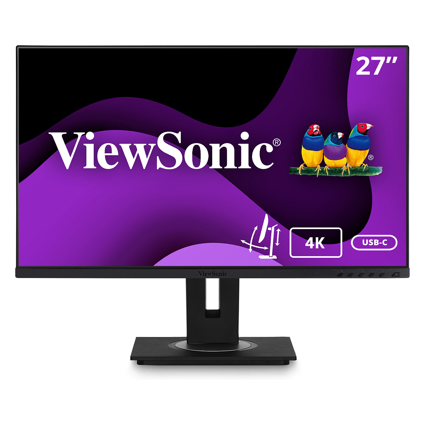 Monitor ViewSonic VG2756 / 27″ / 3840×2160 / 75Hz / IPS / I zi - 1