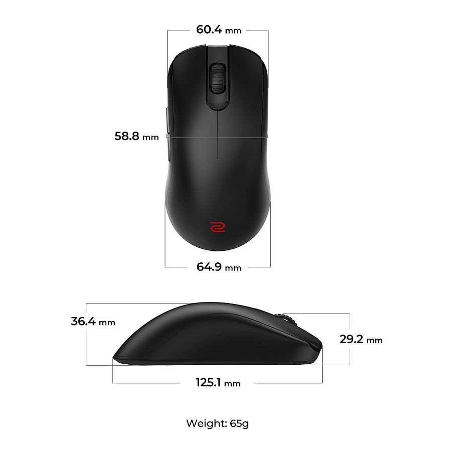Maus Gaming BenQ ZOWIE FK2‑DW / Wireless - Zezë - 7
