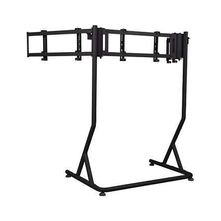 Mbajtëse për Monitor Thermaltake / 3 Monitorë / 32" Curved / 34" Flat / 20kg për Monitor / VESA 75x75-400x200 / Dysheme - Zezë - 5