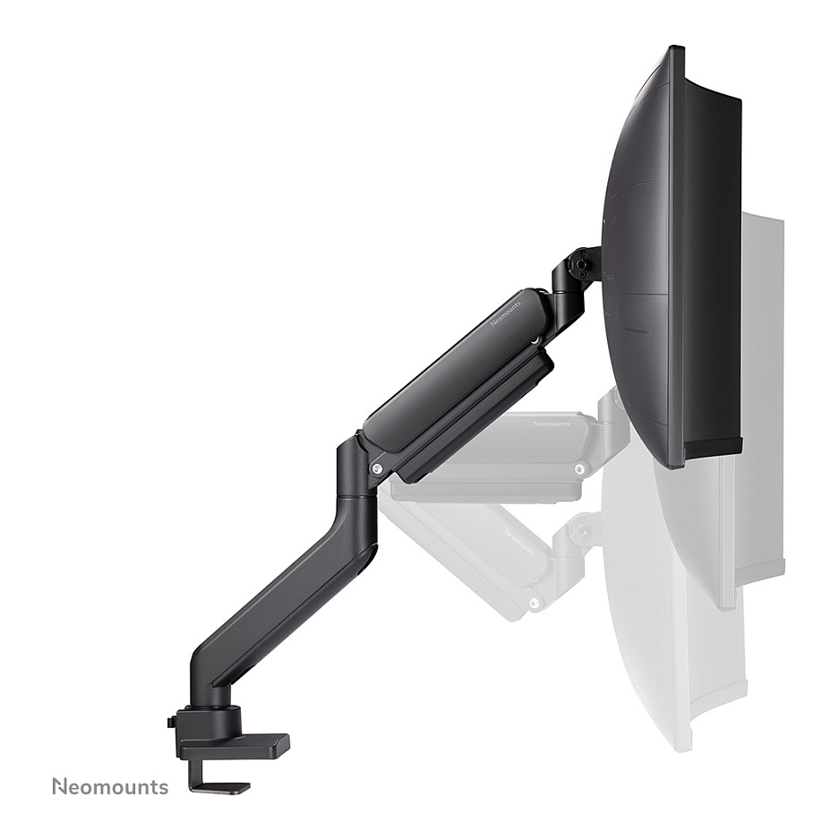 Mbajtëse për Monitor Neomounts DS70PLUS-450BL1 mbajtëse tavoline e lëvizshme për ekrane të përkulura ultra të gjera 17-49" - E zezë - 4