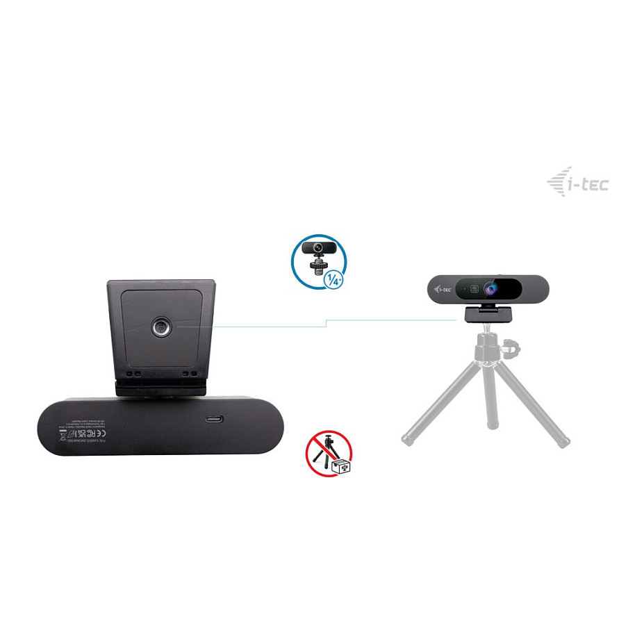 Webcam I‑TEC SOLOMON PRO 900 / 4K / AI Auto Framing - Zezë - 6