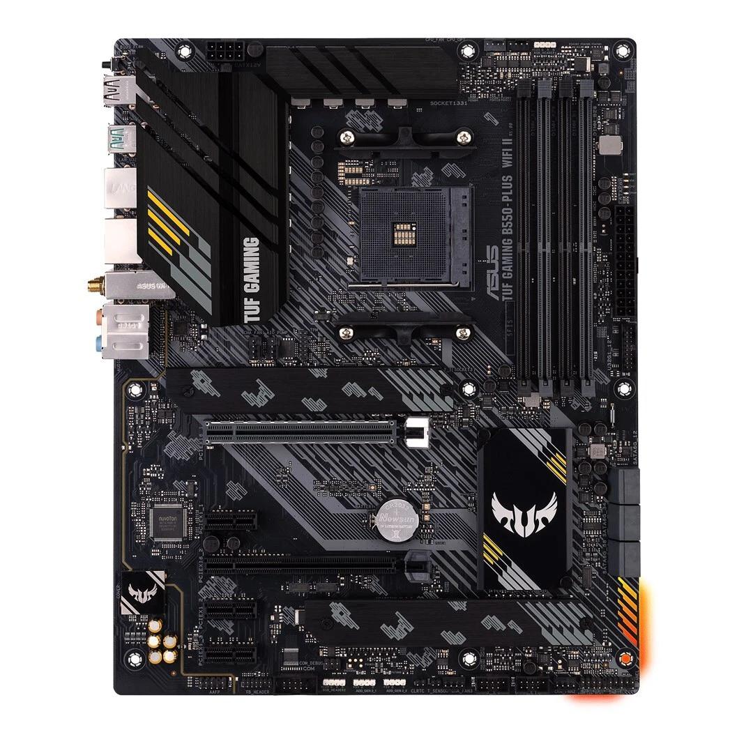 Pllakë Amë ASUS TUF Gaming B550-PLUS WIFI II, AMD B550, AM4, ATX, DDR4, PCIe 4.0, 2x M.2, Wi-Fi 6, 2.5Gb Ethernet 