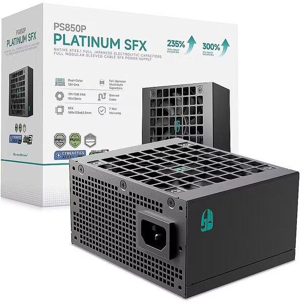 Furnizues Energjie DeepCool PS850P / 850W / SFX / Full Modular / PCIe 5.1 / ATX 3.1 – Zezë