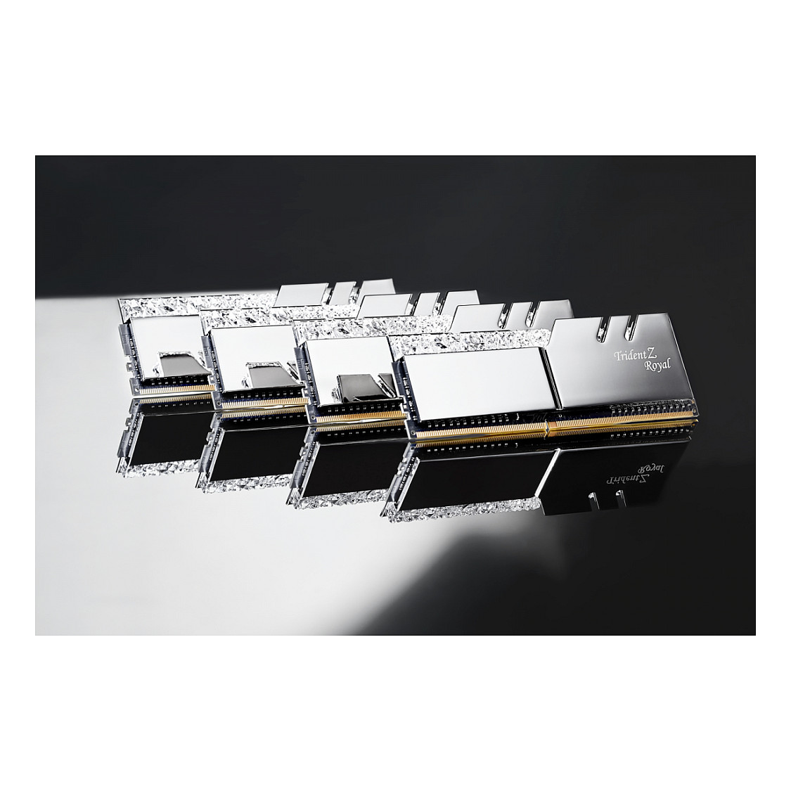 RAM Memorie G.Skill Trident Z Royal DDR4-3200 CL16 / 64GB (4x16GB) / DIMM / Quad-Kit / Intel XMP – Argjendi - 2