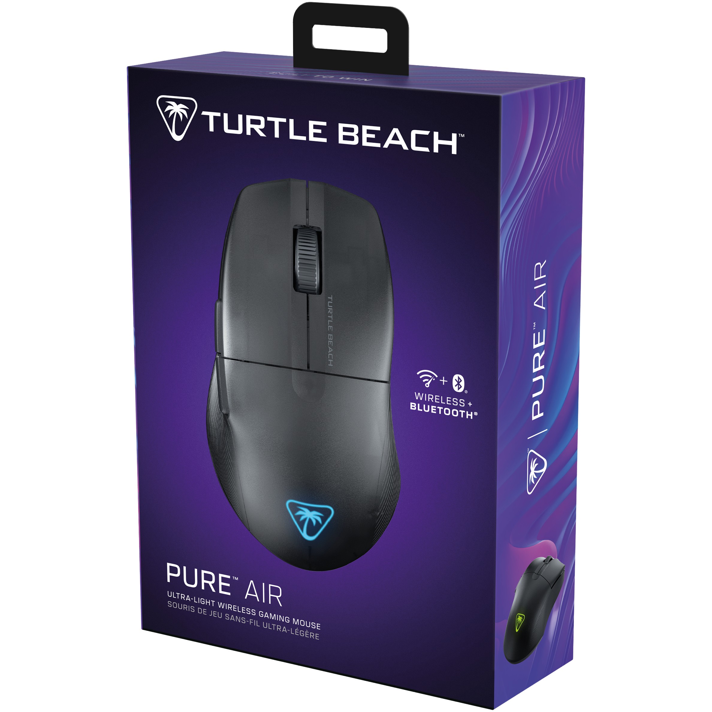 Maus Gaming Turtle Beach Pure Air / Wireless / Owl-Eye / 26.000 DPI / 1000Hz / 2.4 GHz + Bluetooth / RGB - Zezë - 6