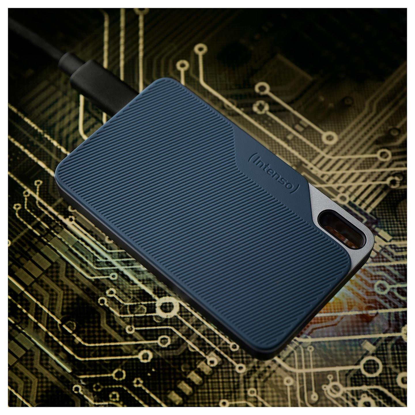 SSD e Jashtme Intenso TX100 / 1TB / USB-C 3.2 Gen 1 – Gri/Blu - 6