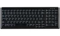 Tastierë me kabllo Active Key AK-7000-U-B/CH, QWERTZ (CH), Full-Size, USB, Scissor-Switch – Zezë