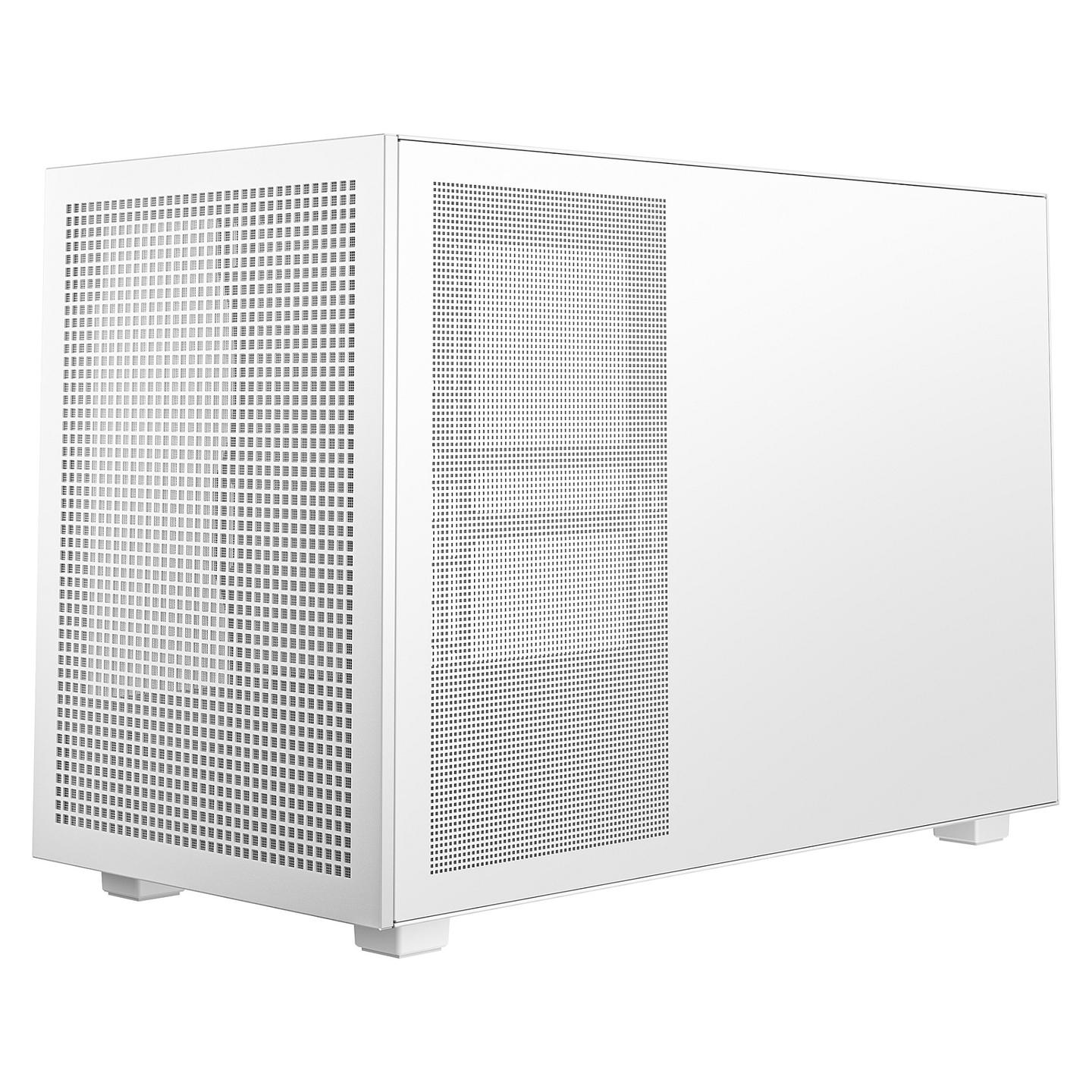 Kasë DeepCool CH260 WH, Mini Tower, Micro-ATX, Mini-ITX, xham i temperuar, mbështetje për radiator 360 mm, USB-C Gen 2, 2x USB 3.0 - Bardhë - 8