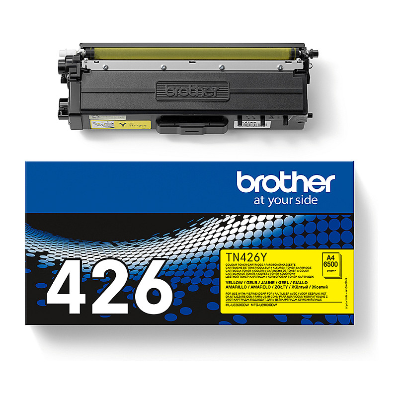 Toner Brother TN-426Y  deri në 6.500 faqe – Verdhë - 4