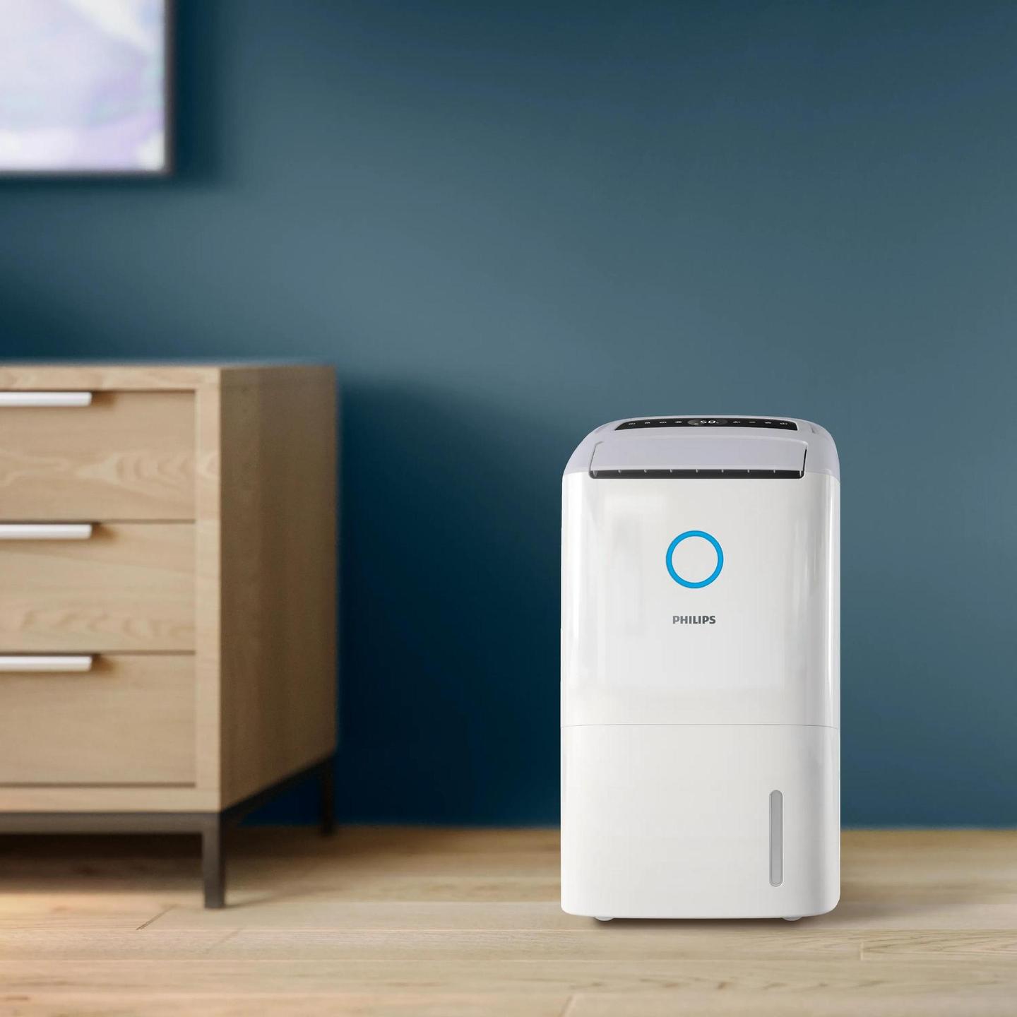 Pastrues të ajrit Philips Series 5000 / DE5305/11 / 2-in-1 / 270m³/h / HEPA NanoProtect / 4L / 26.5L/ditë – Bardhë - 3