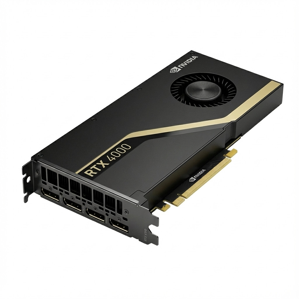 Kartelë Grafike NVIDIA RTX PRO 4000 Blackwell / 24GB GDDR7 ECC / PCIe 5.0 x16 / 4x DisplayPort 2.1b