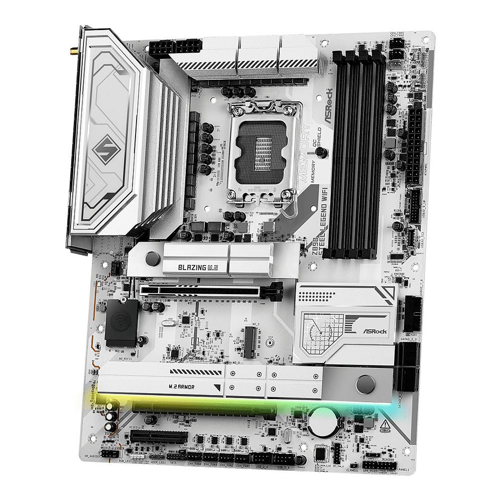 Pllakë Amë MB Intel ASRock Z890 Steel Legend WiFi, LGA1851, Z890, ATX, DDR5, WiFi 7 - 5