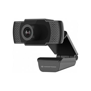Webcam Conceptronic AMDIS01B, Full HD 1080p, 30 FPS, USB 2.0, Mikrofon – Zezë
