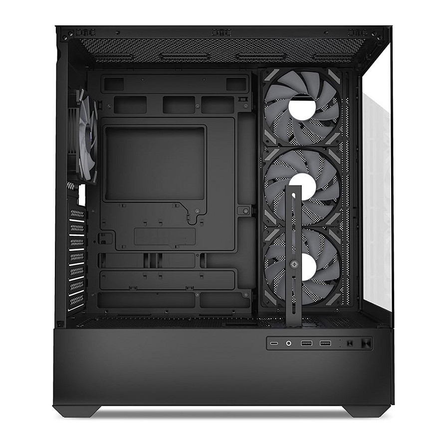 Kasë Sharkoon AK6 RGB ATX 1xGlass - Zezë - 5