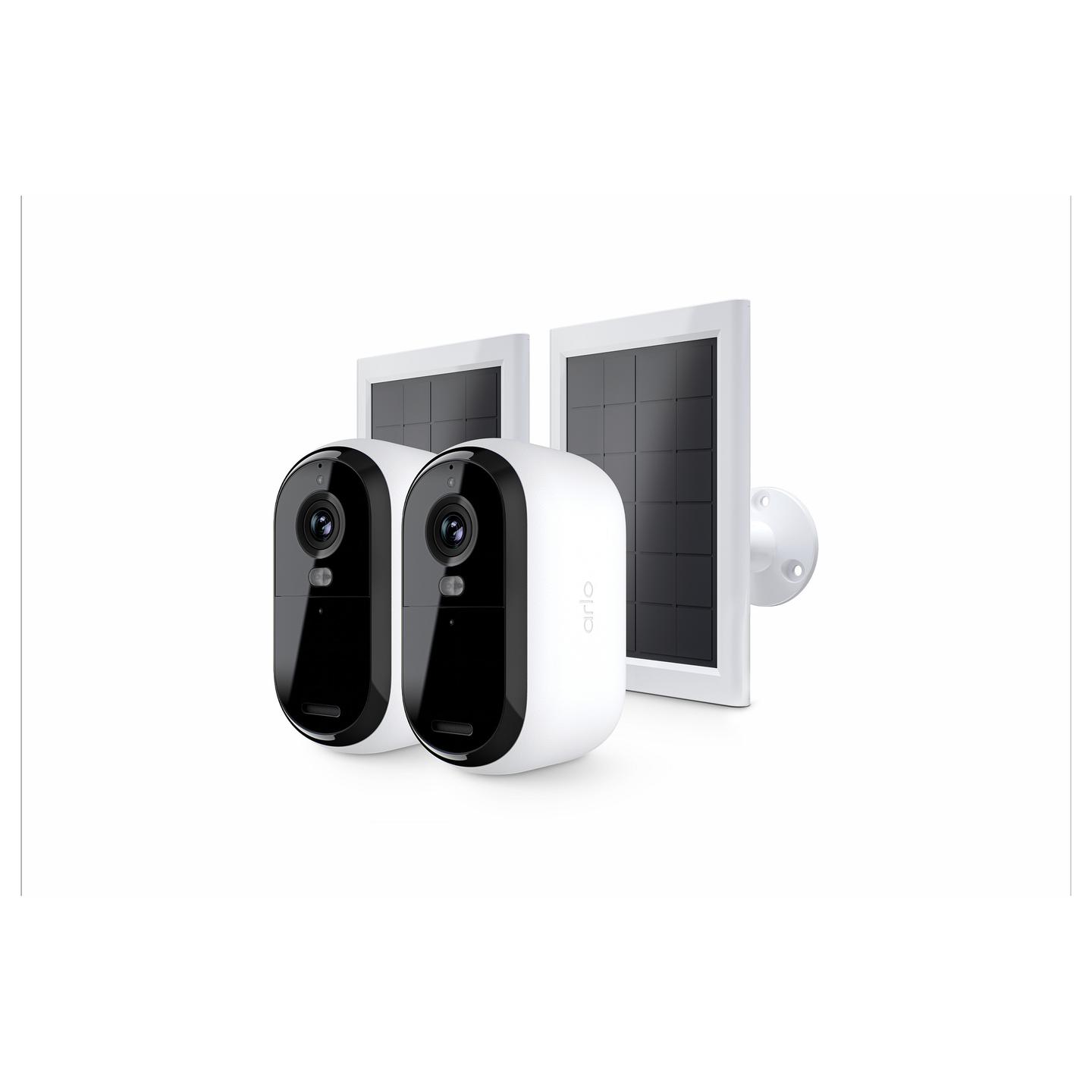 Kamerë Sigurie IP CCTV Arlo Essential 3, 2K, 4MP, 130°, 12× Zoom Dixhital, Wi-Fi 2.4/5GHz, Audio 2-Kahëshe, Sirenë 80dB, Color Night Vision, Bateri, Solar Panel - Bardhë