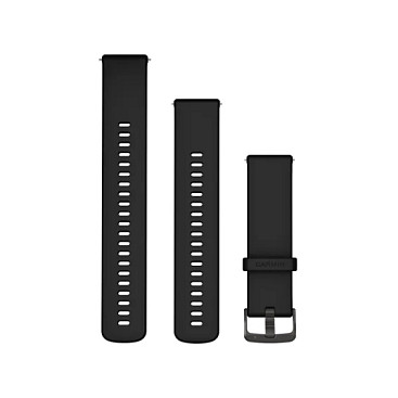 Rrip për orë Garmin Quick Release / 22 mm / Silikon - Zezë