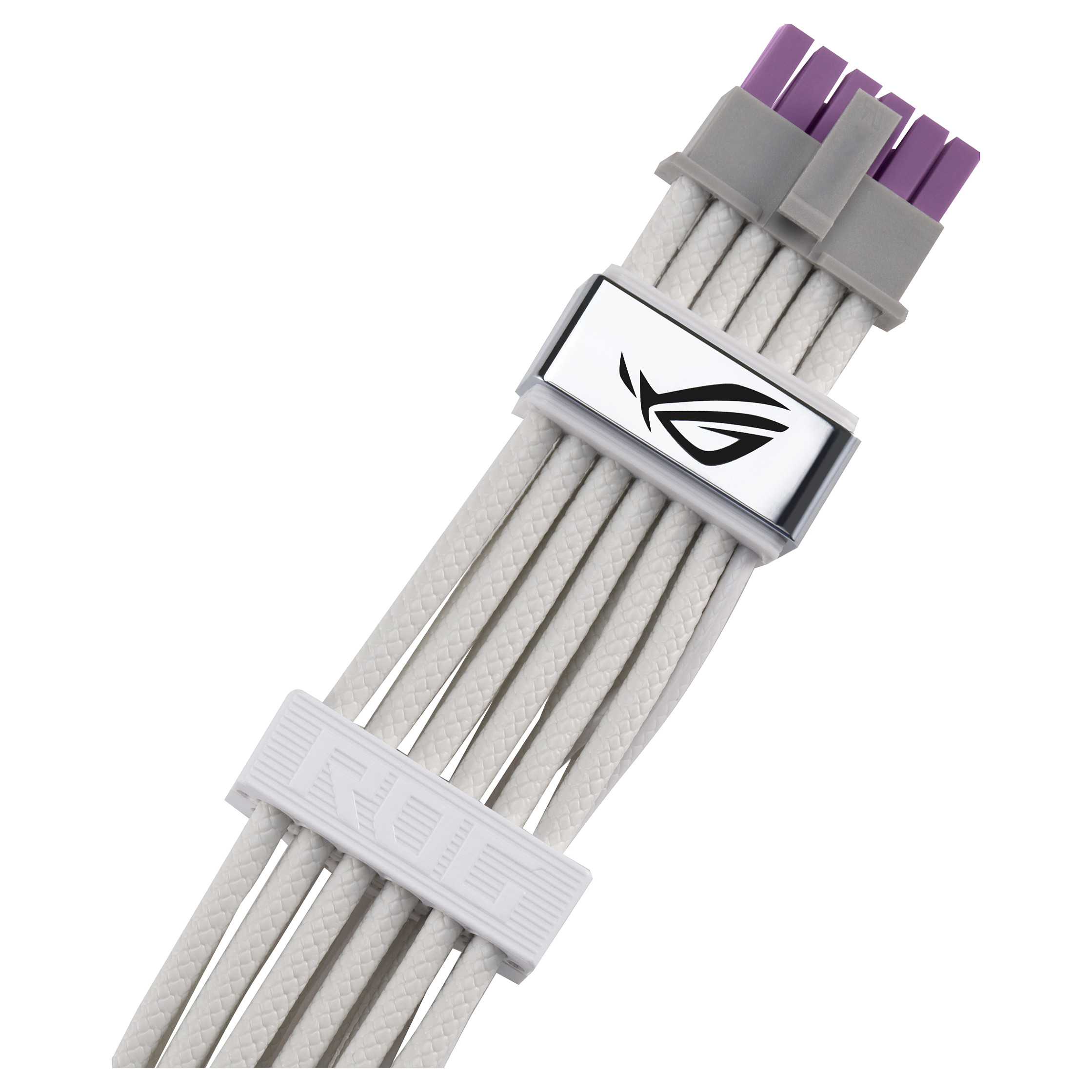 Kabllo për furnizim me Energji ASUS ROG Equalizer / PCIe 16-pin / PCIe x16 Gen 4.0 / 0.75m - Bardhë - 5