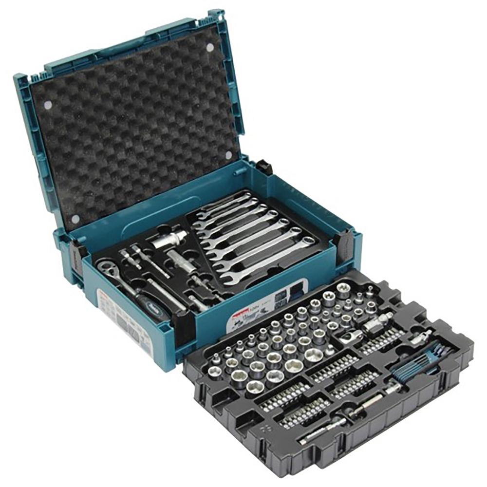 Set Veglash Mekanike Makita E-08713, 120 Copë, Çelik Krom-Vanadium, Valixhe MAKPAC - Gjelbër - 2