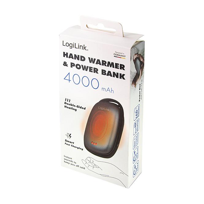 Powerbank LogiLink PA0264 / 4.000mAh / 1x USB-A / 10W / Hand Warmer / 3 Temperature Levels - Gri - 9