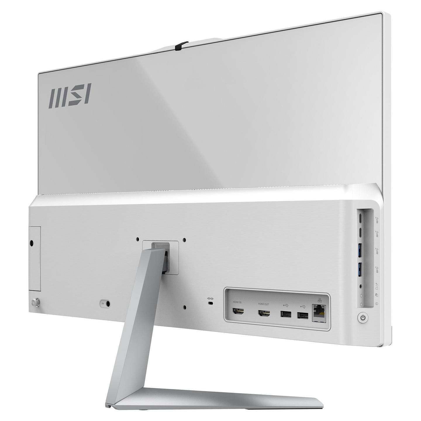AIO MSI Modern AM242 1M-2222EU, Core 3 100U, 8GB DDR5, 512GB, 23.8" FHD IPS, Intel Graphics, Maus - Bardhë - 13