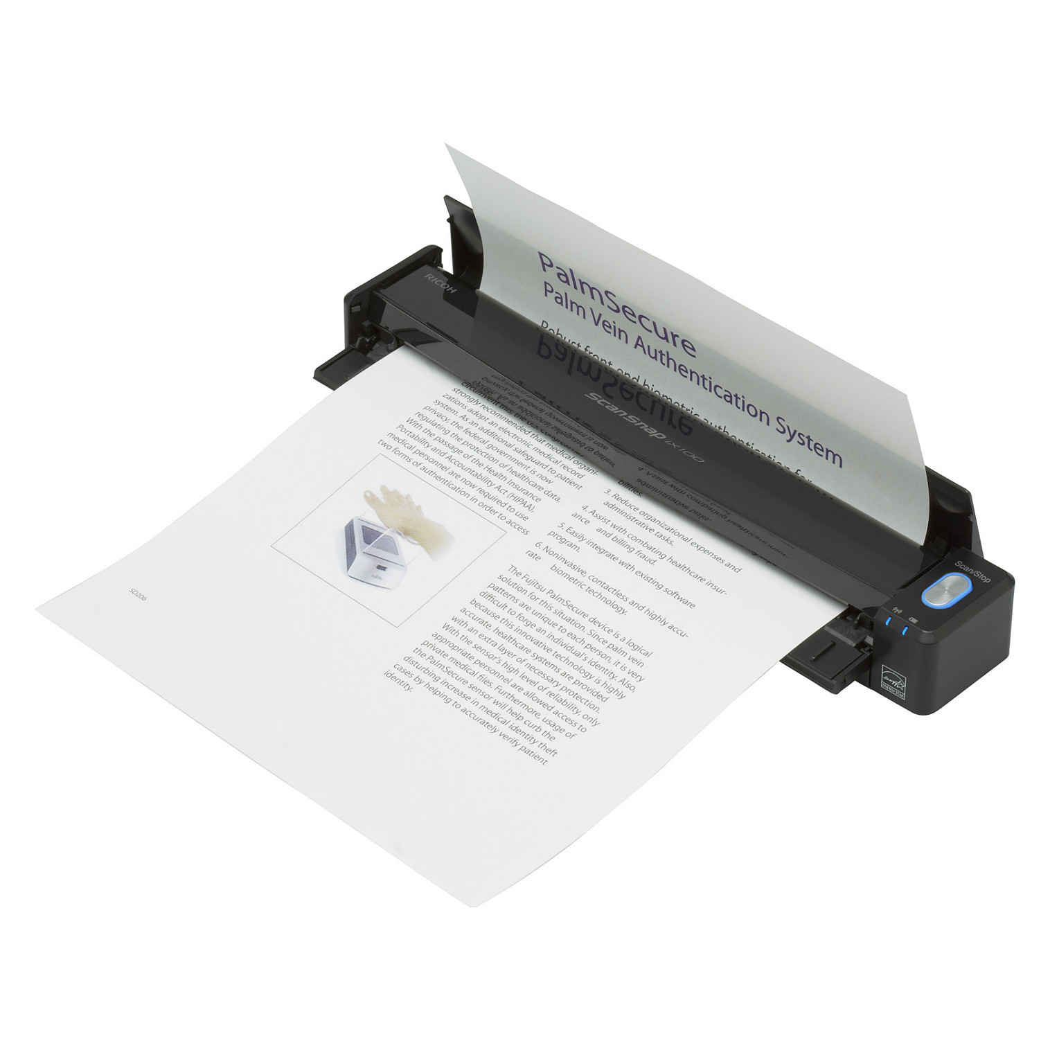Skaner Ricoh ScanSnap iX100 / Mobile Document Scanner - Zezë - 4