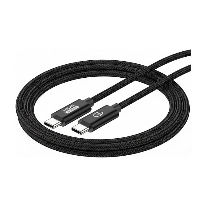 Kabllo USB Conceptronic ETTA02B20 / USB-C në USB-C / USB 3.2 Gen 2 / 20 Gbit/s / PD 3.0 100W / E-Mark / 2m - Zezë