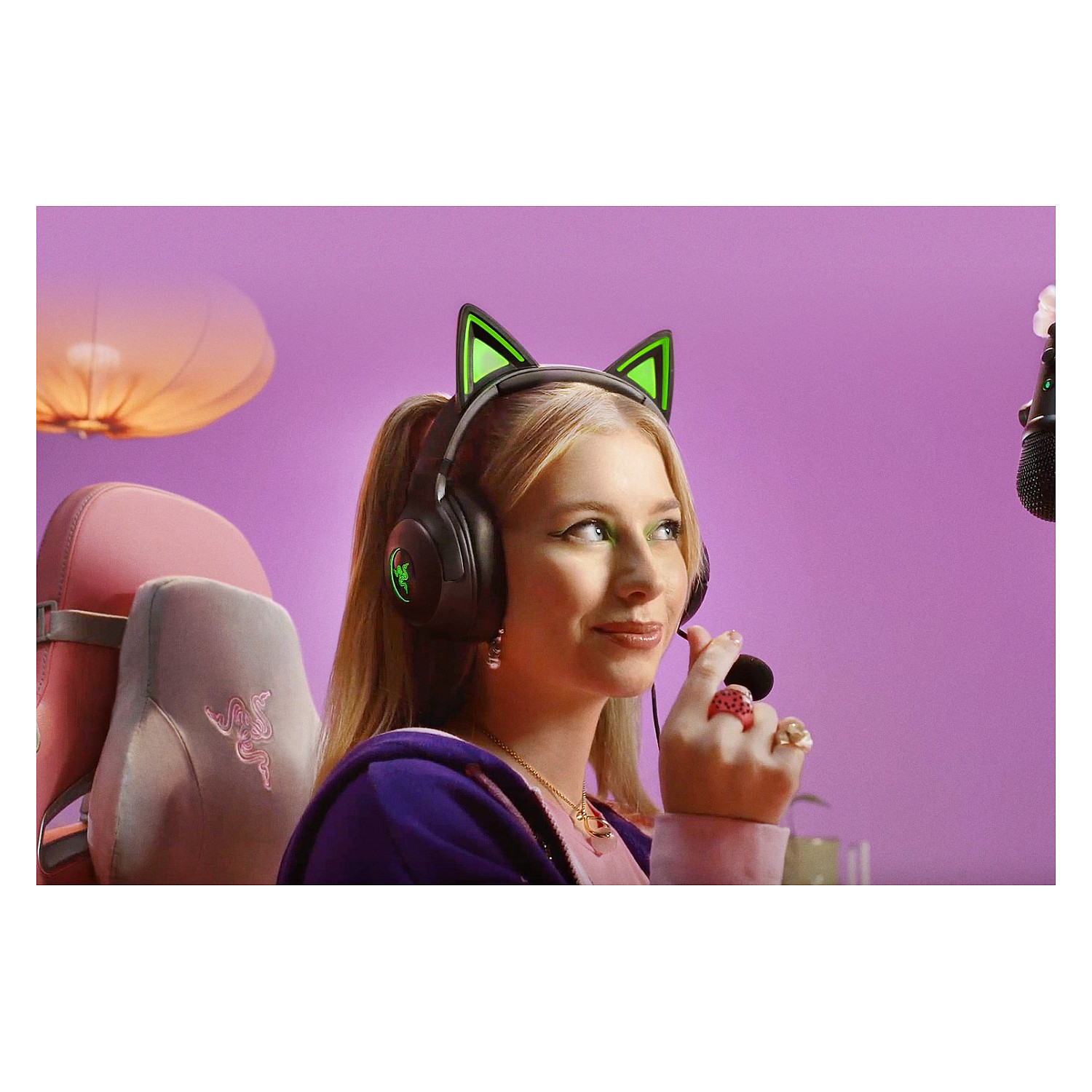 Kufje Gaming Razer Kraken Kitty V2 / USB-A – Zezë - 5