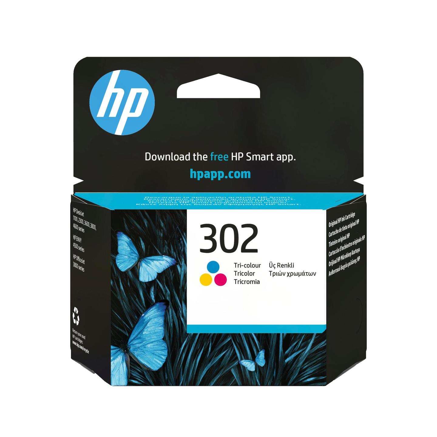 INK HP 302 / F6U65AE / Standard / 165 faqe – Shumëngjyrësh