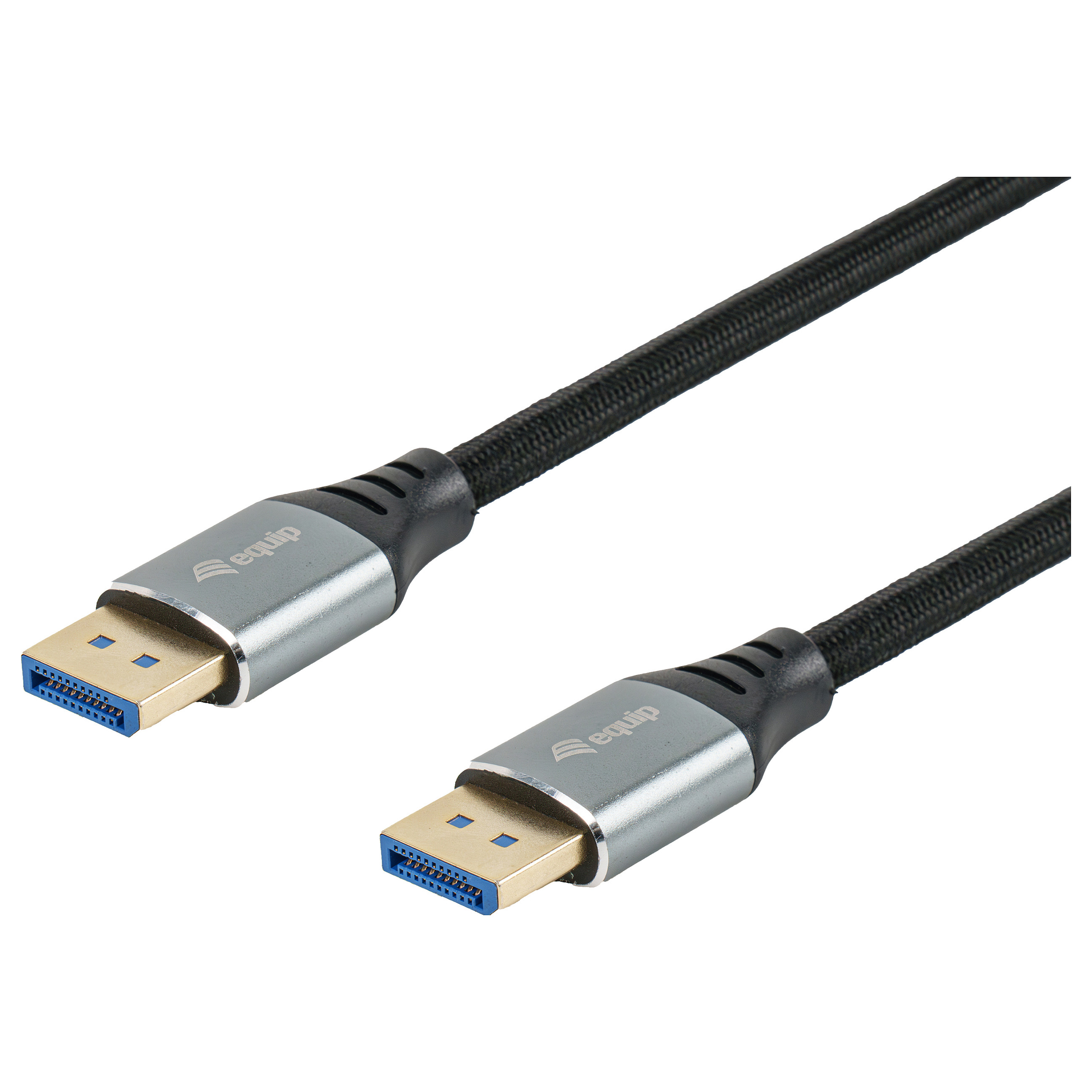 Kabllo DisplayPort Equip 2.1 (St/St) 3.00m / 16K/60Hz / HDCP / Alumini – Hiri - 1
