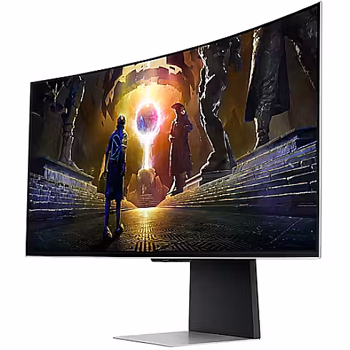 Monitor Gaming Samsung S34DG850SU  / 34 " / Ultra WQHD OLED / 175 Hz / 0.03 ms / DisplayPort + 2x HDMI / Curved / Gri - 2