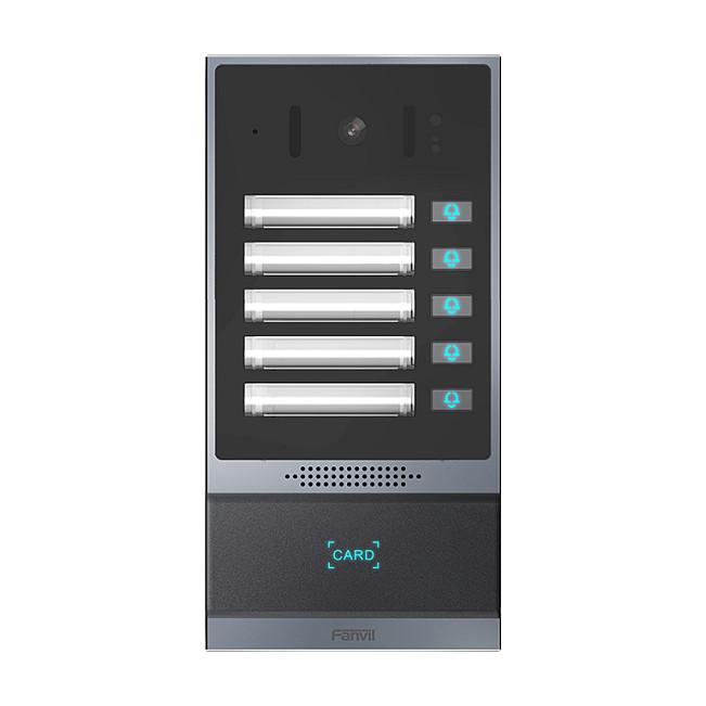 Intercom VoIP Fanvil i63 / Video / 2 MP / SIP / RFID / PoE / IP66 - Gri/Zeze
