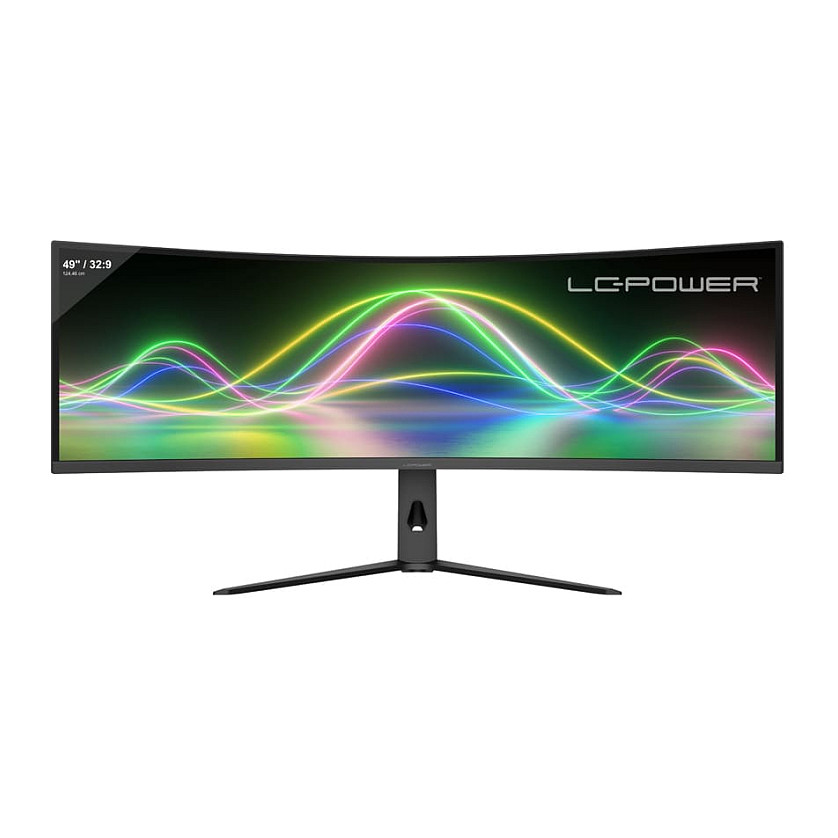 Monitor Gaming LC-Power LC-M49QCK / 49" / DQHD VA / 120Hz / 3ms / HDMI+DisplayPort - Zezë