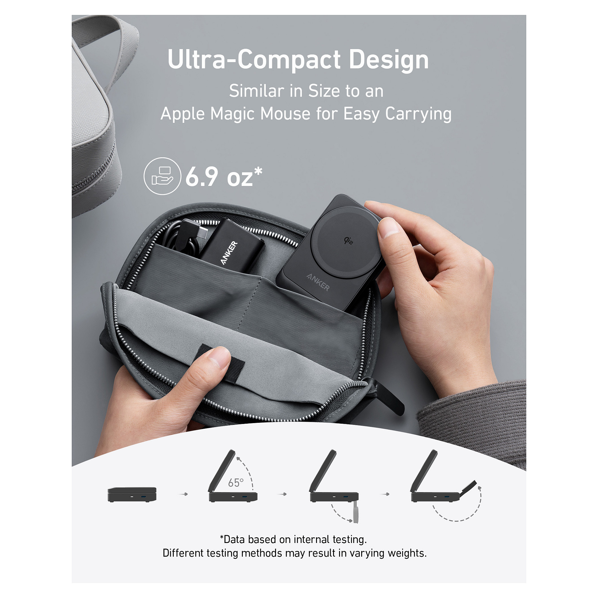 Adapter Anker / MagGo Wireless Charger / 15W / 3-in-1 / Zezë - 5