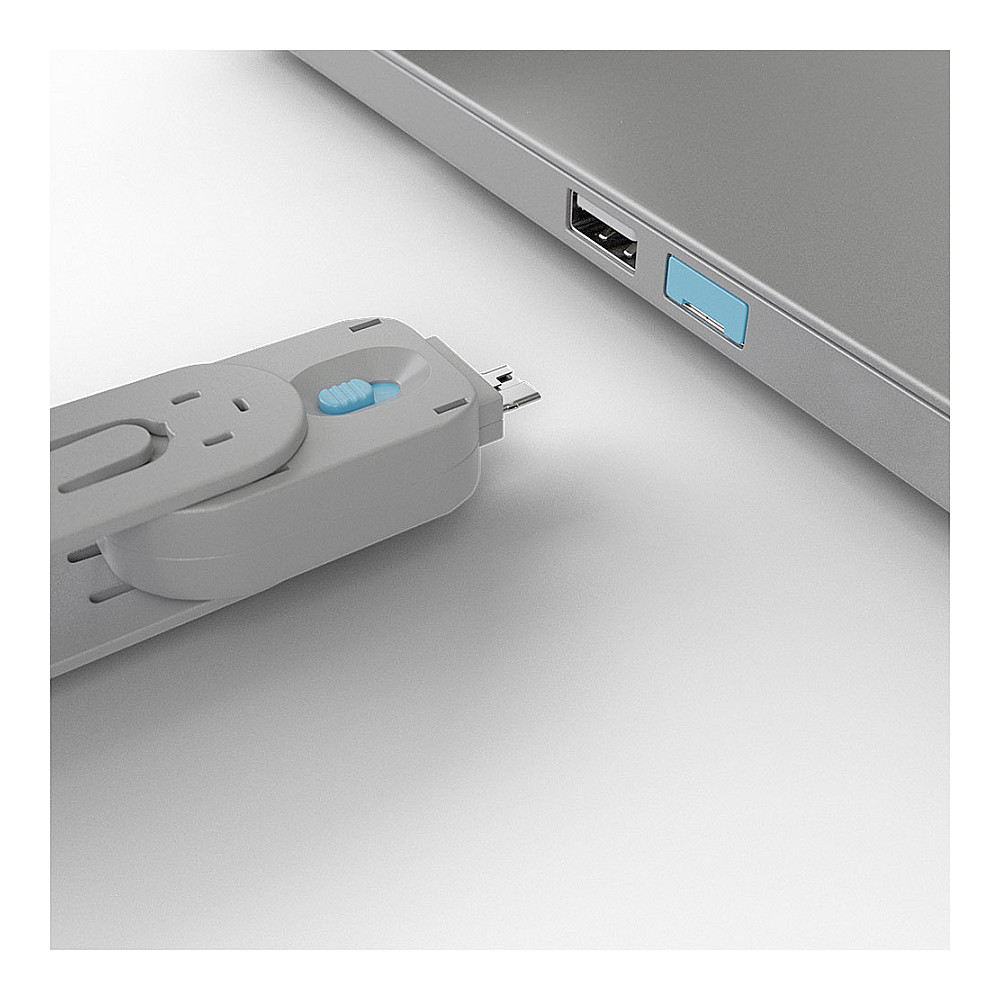 USB Flash Drive / Port Lock / Lindy / Typ A / 4x / Blu - 4