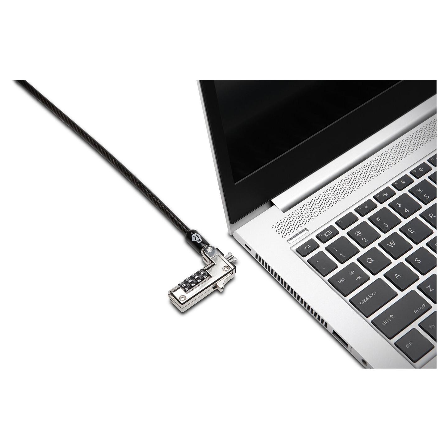Bravë Sigurie Kensington Slim NanoSaver K60603WW / 1.8m / Kombinim me 4 Shifra / për Laptop - Zezë - 5