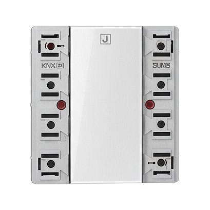 Sensor Butonash KNX JUNG LS 5292 1ST, 2-funksional, 4 Pika Komandimi, Matje Temperature, LED Statusi, KNX Secure, F50