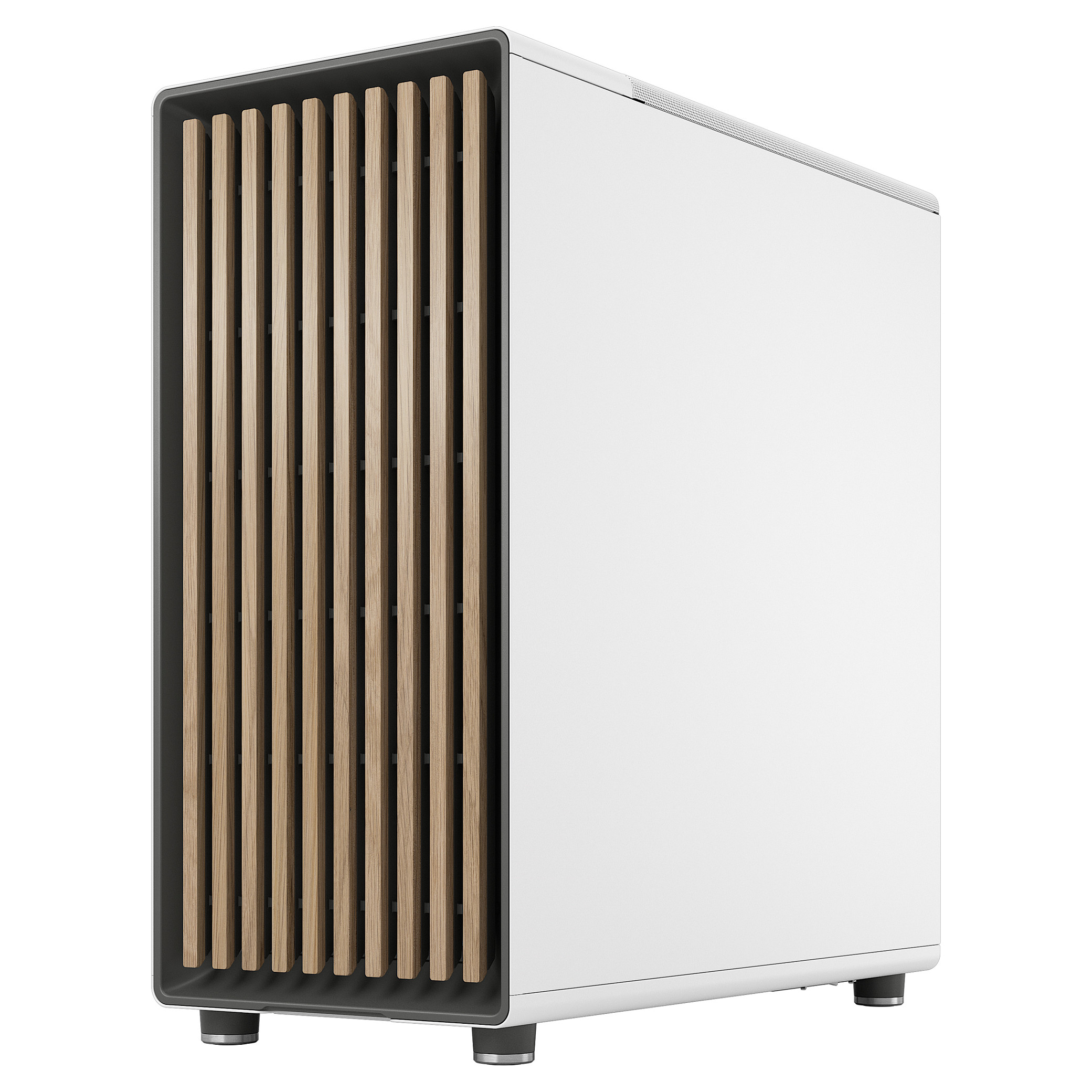 Kasë PC Fractal Design North / Midi Tower / ATX / 2x 140mm Fan - Bardhë - 14