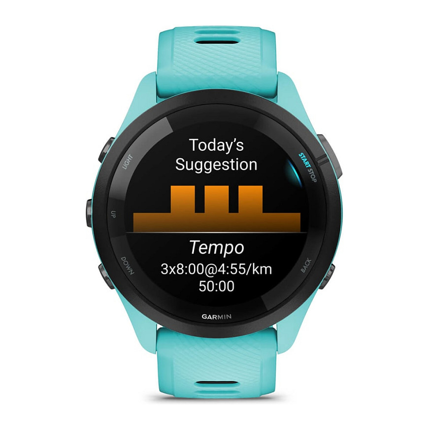 Orë e mençur Garmin Forerunner 265 – Blu/Zezë - 4