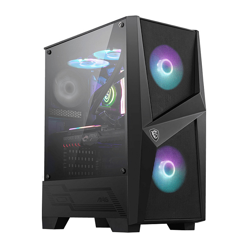 Kasë MIDI MSI MAG FORGE 100R Window RGB – Zezë - 1