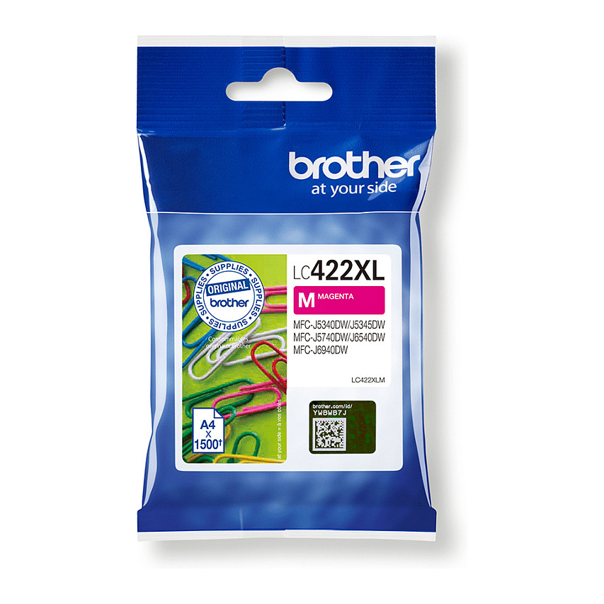 INK Brother LC-422XLM / 1500 faqe – Rozë - 1